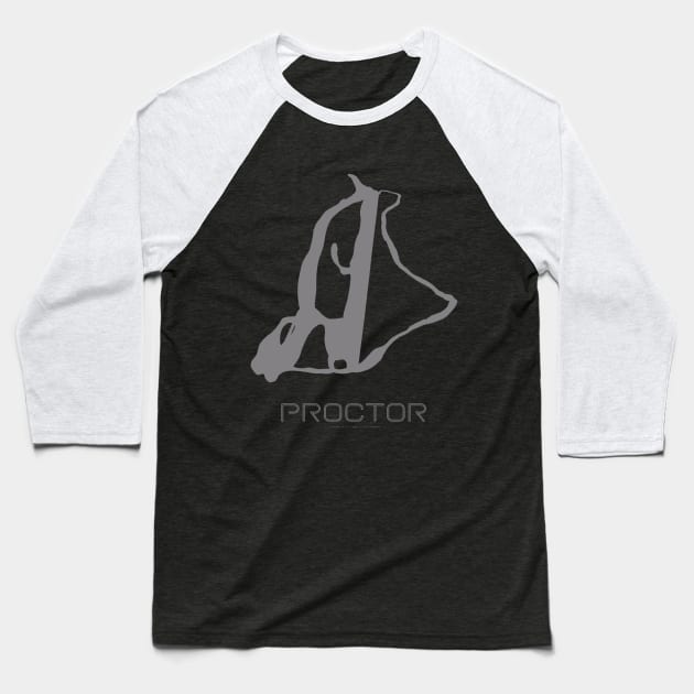 Proctor Resort 3D Baseball T-Shirt by Mapsynergy